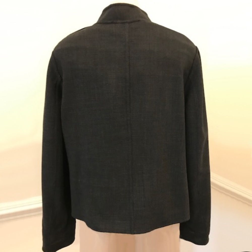 Reversible Lightweight Subtle Plaid Jacket - image 4